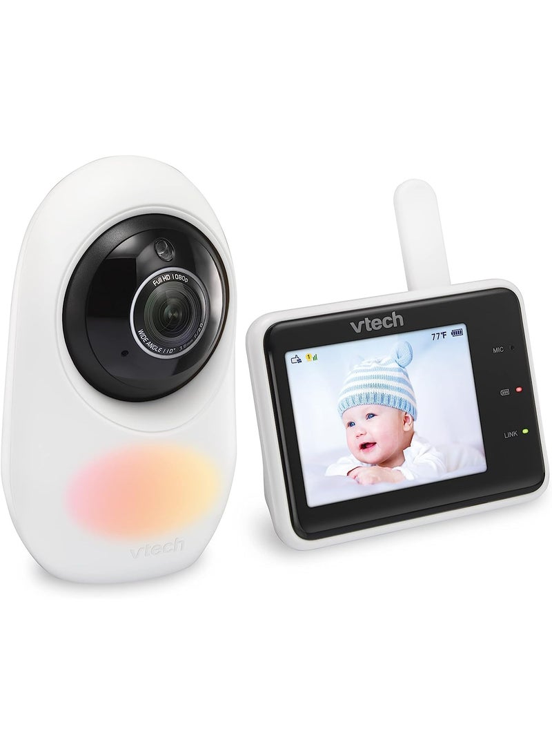 في تك بيبي جهاز مراقبة الطفل الذكي من VTech بشاشة 2.8 بوصة مع واي فاي وكاميرا فيديو 1080p عالية الدقة - Image 3